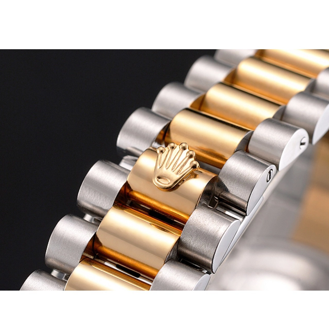 Rolex copies cheap Gold Datejust Rolex Gold Stainless Two Bracelet Dial Swiss Bezel Tone Steel Case 0629